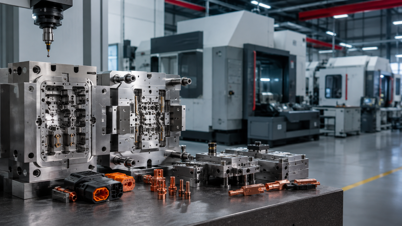 Precision tooling for connector manufacturing